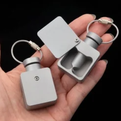 Trail Tech Outdoor-Gadgets|Outdoor-Artikel-Kompakter, wasserdichter Pillentrenner aus Aluminium – Mini-Medikamenten-Organizer