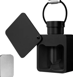 Trail Tech Outdoor-Gadgets|Outdoor-Artikel-Kompakter, wasserdichter Pillentrenner aus Aluminium – Mini-Medikamenten-Organizer
