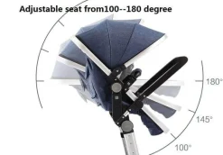 Kinder The Decor Haven Kinderwagen & Zubehör-Kompakter Zwillingskinderwagen – Stilvolles, leichtes Design