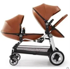 Kinder The Decor Haven Kinderwagen & Zubehör-Kompakter Zwillingskinderwagen – Stilvolles, leichtes Design