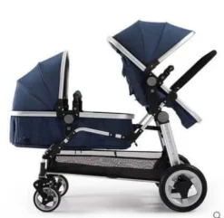 Kinder The Decor Haven Kinderwagen & Zubehör-Kompakter Zwillingskinderwagen – Stilvolles, leichtes Design