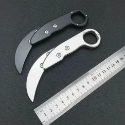 Cozy Living Camping-Werkzeuge|Camping Im Freien-Kompaktes, klappbares Karambitmesser – Taktisches Klauenwerkzeug