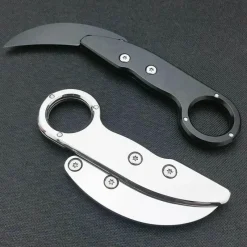 Cozy Living Camping-Werkzeuge|Camping Im Freien-Kompaktes, klappbares Karambitmesser – Taktisches Klauenwerkzeug