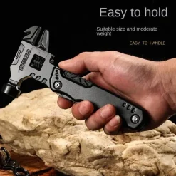 The Decor Haven Camping Im Freien|Outdoor & Garten-Kompaktes Outdoor-Werkzeug – Hochwertiges Hilfswerkzeug aus Edelstahl