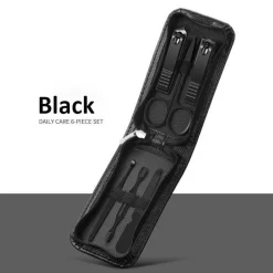PureGlow Männerpflege|Frauenpflege-Kompaktes tragbares Maniküre-Set – Reise-Nagelpflegeset