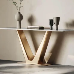 The Lounge Loft Möbel-Konsolentisch aus Holz – Moderne Eingangsmöbel von Elisa