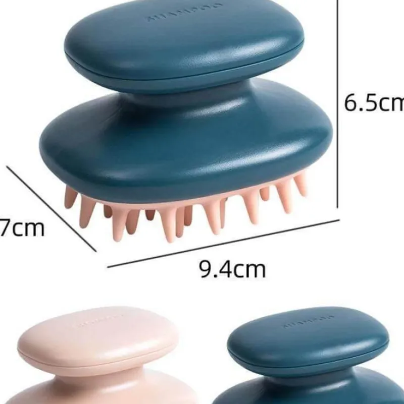 The Blissful Bath Badezimmer-Kopfhautmassagebürste – Entspannendes Kopfmassagegerät zum Stressabbau