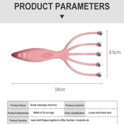 The Relaxation Nook Gesundheits- Und Entspannungstools|Gesundheits-Gadgets-Kopfhautmassagegerät – 5-Finger-Kopfmassagegerät zur Stresslinderung