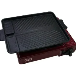 Elegance at the Table Küche & Esszimmer-Koreanische Grillpfanne – Antihaftbeschichtetes, rauchfreies Grilltablett für das Kochen im Innen- und Außenbereich