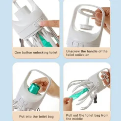 Furendo Haustierzubehör|Reinigungswerkzeuge Für Haustiere-Kotschaufel für Haustiere – einfaches Reinigungswerkzeug