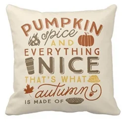 Cozy Haven Bettzeug-Kürbisgewürz-Halloween-Kissenbezüge - Herbstdeko-Kissen