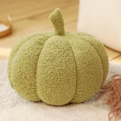 Willow u0026 Whim Bettzeug-Kürbis-Plüschkissen – Süßes Halloween-Herbstdekor