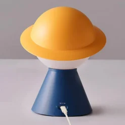 Bright Accents Beleuchtung-Kreative Strohhut-Nachtlampe – einzigartige dekorative Beleuchtungsvorrichtung