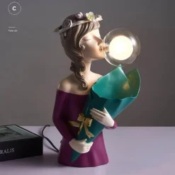 Bright Accents Beleuchtung-Kreative Tischlampe aus Kunstharz – einzigartige Beleuchtung für die Inneneinrichtung