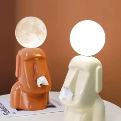 Bright Accents Beleuchtung-Kreative Tischlampe Taschentuchbox-Kombination – Stilvolle Wohndekoration