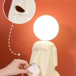 Bright Accents Beleuchtung-Kreative Tischlampe Taschentuchbox-Kombination – Stilvolle Wohndekoration