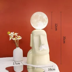 Bright Accents Beleuchtung-Kreative Tischlampe Taschentuchbox-Kombination – Stilvolle Wohndekoration