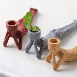 Timeless Vessels Wohndeko-Kreativer nordischer Portrait-Pflanztopf – einzigartiger Blumentopf