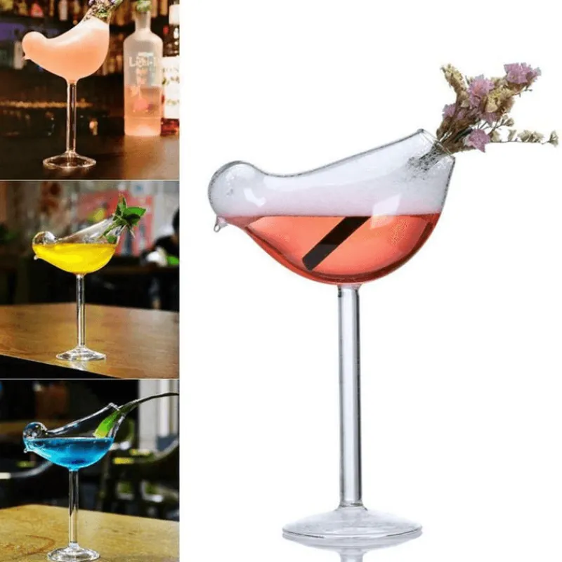 Deco Küche & Esszimmer-Kreatives Cocktailglas in Vogelform – Einzigartiges Trinkgeschirr für Partys