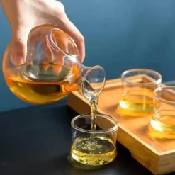 Plates u0026 More Küche & Esszimmer-Kristall-Eiskrug – Spender für Sake, Wein, Whisky und Bier