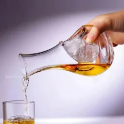 Plates u0026 More Küche & Esszimmer-Kristall-Sake-Glas-Set – Elegantes Hamsternest-Dekanter-Trinkgeschirr