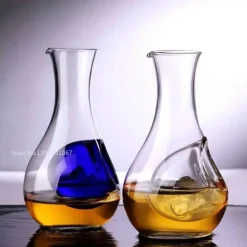 Plates u0026 More Küche & Esszimmer-Kristall-Sake-Glas-Set – Elegantes Hamsternest-Dekanter-Trinkgeschirr