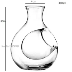 Plates u0026 More Küche & Esszimmer-Kristall-Sake-Glas-Set – Elegantes Hamsternest-Dekanter-Trinkgeschirr