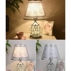 Bright Accents Beleuchtung-Kristall-Tischlampe – Elegante Beleuchtung für romantisches Ambiente