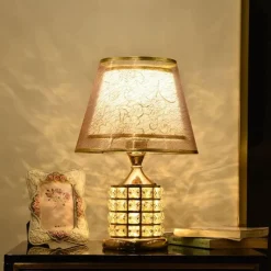 Bright Accents Beleuchtung-Kristall-Tischlampe – Elegante Beleuchtung für romantisches Ambiente
