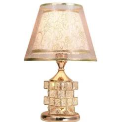 Bright Accents Beleuchtung-Kristall-Tischlampe – Elegante Beleuchtung für romantisches Ambiente