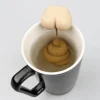 The Cozy Mug Küche & Esszimmer-Kräutertee-Ei – Lustiges Kot-Design
