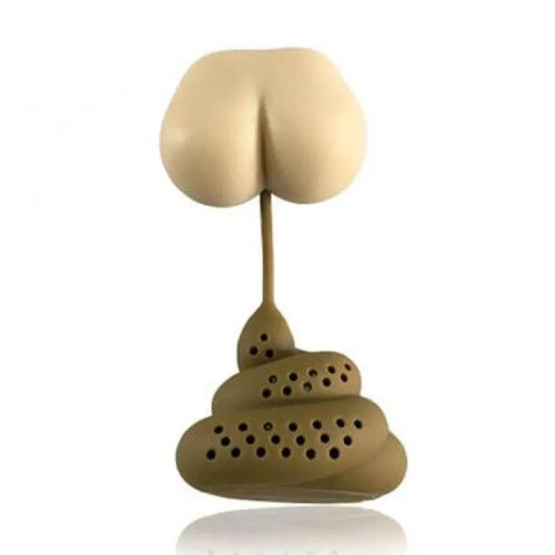 The Cozy Mug Küche & Esszimmer-Kräutertee-Ei – Lustiges Kot-Design