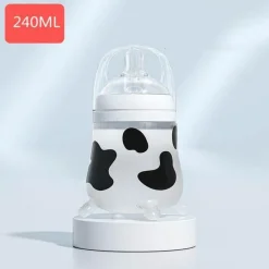 Kinder The Decor Haven Kinderwagen & Zubehör-Kuh-Babyflasche – süßes Tierdesign für Kleinkinder