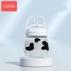 Kinder The Decor Haven Kinderwagen & Zubehör-Kuh-Babyflasche – süßes Tierdesign für Kleinkinder