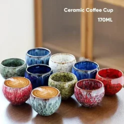 Plates u0026 More Küche & Esszimmer-Kung-Fu-Tee-Kaffeetasse aus Keramik – 170 ml Trinkgeschirr