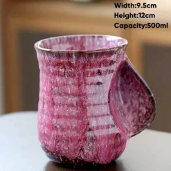 Plates u0026 More Küche & Esszimmer-Kung-Fu-Teetasse aus Keramik – süße 500-ml-Kaffeetasse für Teeliebhaber