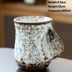 Plates u0026 More Küche & Esszimmer-Kung-Fu-Teetasse aus Keramik – süße 500-ml-Kaffeetasse für Teeliebhaber