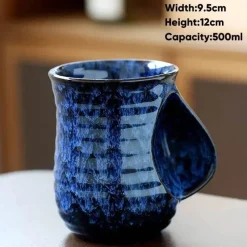 Plates u0026 More Küche & Esszimmer-Kung-Fu-Teetasse aus Keramik – süße 500-ml-Kaffeetasse für Teeliebhaber