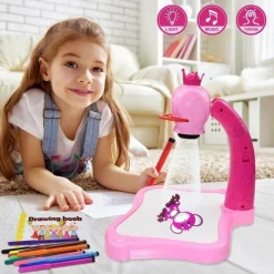 The Decor Haven Babyspielzeug|Beleuchtung-Kunstprojektortisch für Kinder – pädagogisches Zeichenwerkzeug