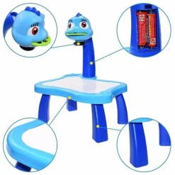 The Decor Haven Babyspielzeug|Beleuchtung-Kunstprojektortisch für Kinder – pädagogisches Zeichenwerkzeug