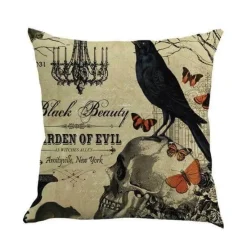 Cozy Haven Bettzeug-Kuschelige Hexen-Halloween-Kissenbezüge – Weiches Halloween-Dekor