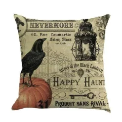 Cozy Haven Bettzeug-Kuschelige Hexen-Halloween-Kissenbezüge – Weiches Halloween-Dekor