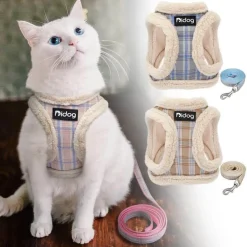 Decor Haustierzubehör-Kuschelige Hundeleine - Warme Fellleine für Haustiere