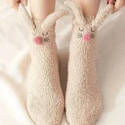 Damen Everly u0026 Lace Damenbekleidung-Kuschelige Katzensocken – Whisker Friends Design