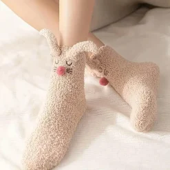 Damen Everly u0026 Lace Damenbekleidung-Kuschelige Katzensocken – Whisker Friends Design