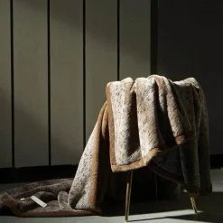 Cozy Haven Bettzeug-Kuschelige Kunstfell-Überwurfdecke - Lucia-Pelzdecke