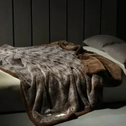 Cozy Haven Bettzeug-Kuschelige Kunstfell-Überwurfdecke - Lucia-Pelzdecke