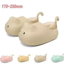 Damen Wilderness Haven Damenschuhe-Kuschelige Plüsch-Katzenschuhe für Kinder – Winterschuhe