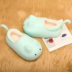 Damen Wilderness Haven Damenschuhe-Kuschelige Plüsch-Katzenschuhe für Kinder – Winterschuhe