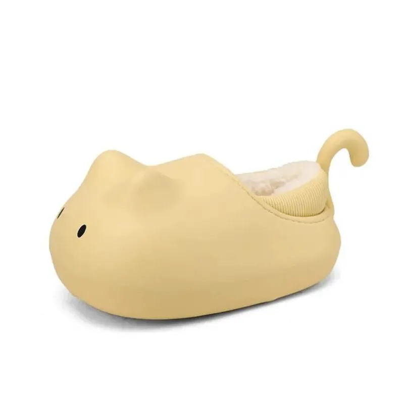 Damen Wilderness Haven Damenschuhe-Kuschelige Plüsch-Katzenschuhe für Kinder – Winterschuhe